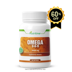 Omega 3 6 y 9 black friday Nutriline 2025 Salud Cardiovascular.